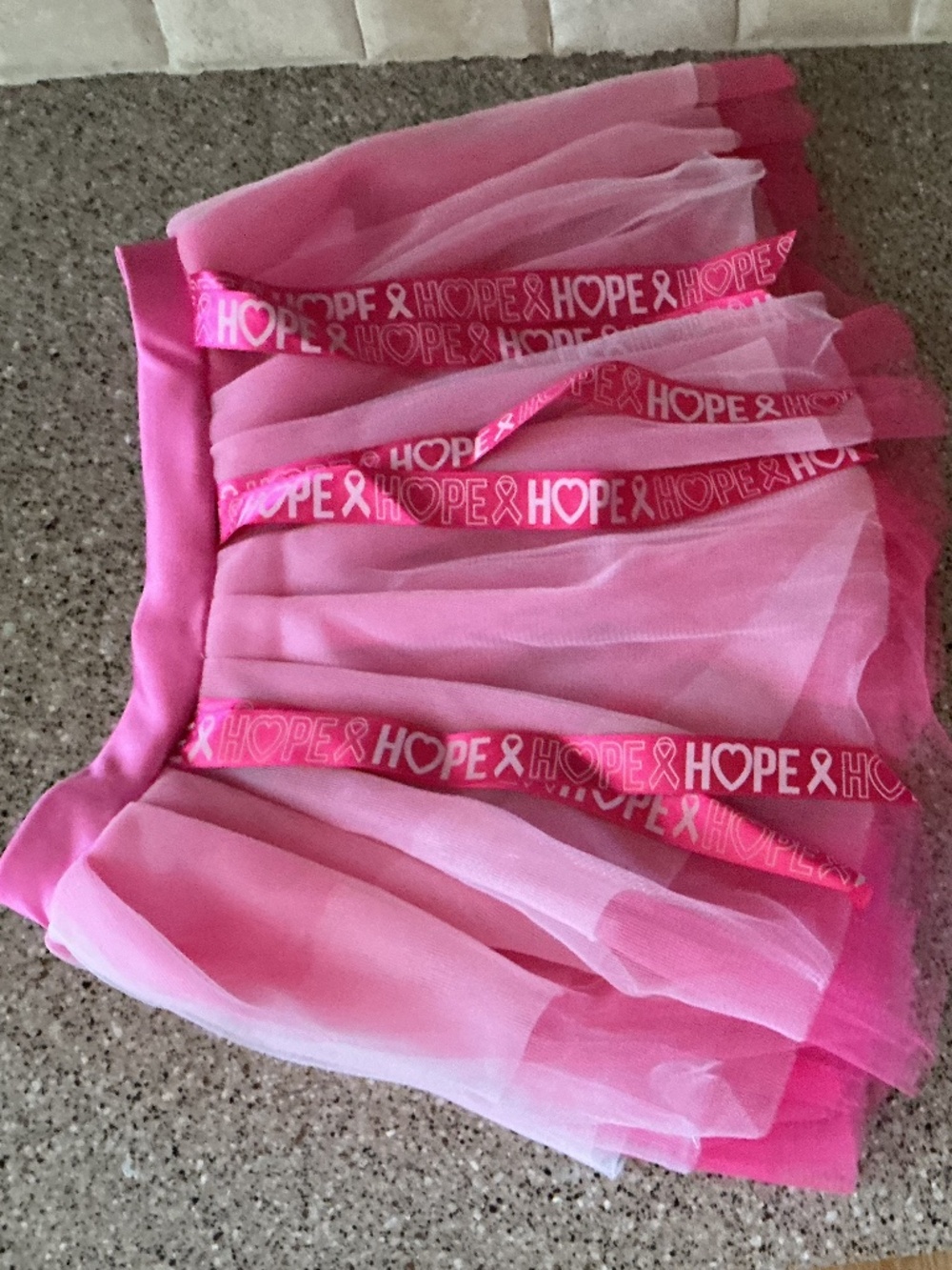 New Pink Ribbon Hope TuTu. Adult Size